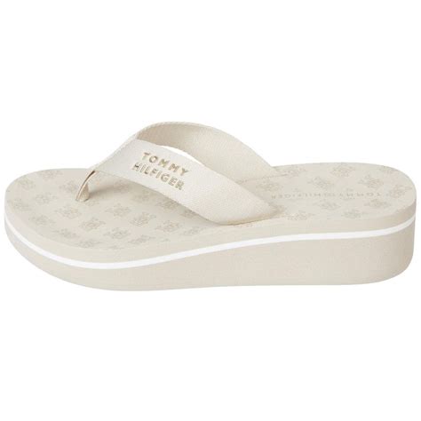 Sandalia Flip Flop Tommy Hilfiger con Cuña para Mujer .